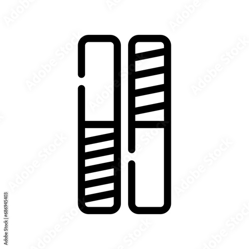 nail file line icon