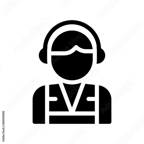 airport glyph icon
