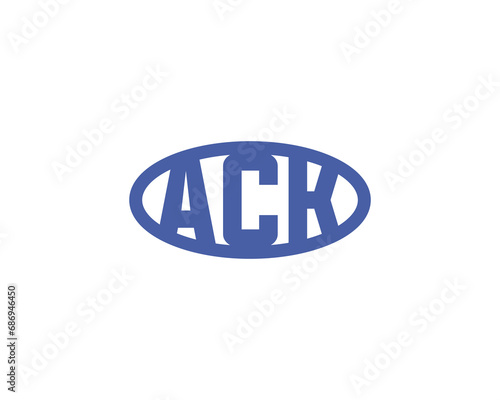 ACK logo design vector template