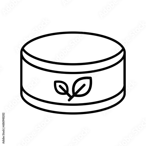 Body scrub icon. outline icon photo