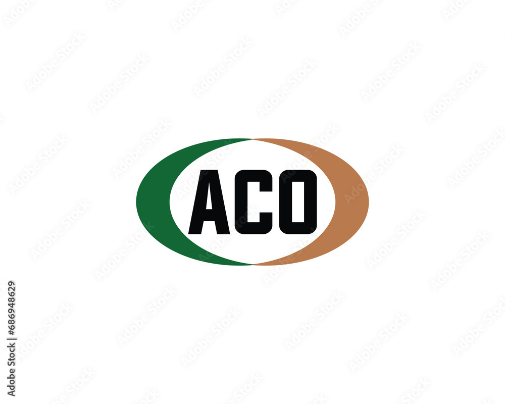 ACO logo design vector template ACO logo design vector template