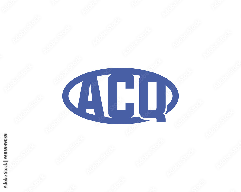 ACQ logo design vector template ACQ logo design vector template