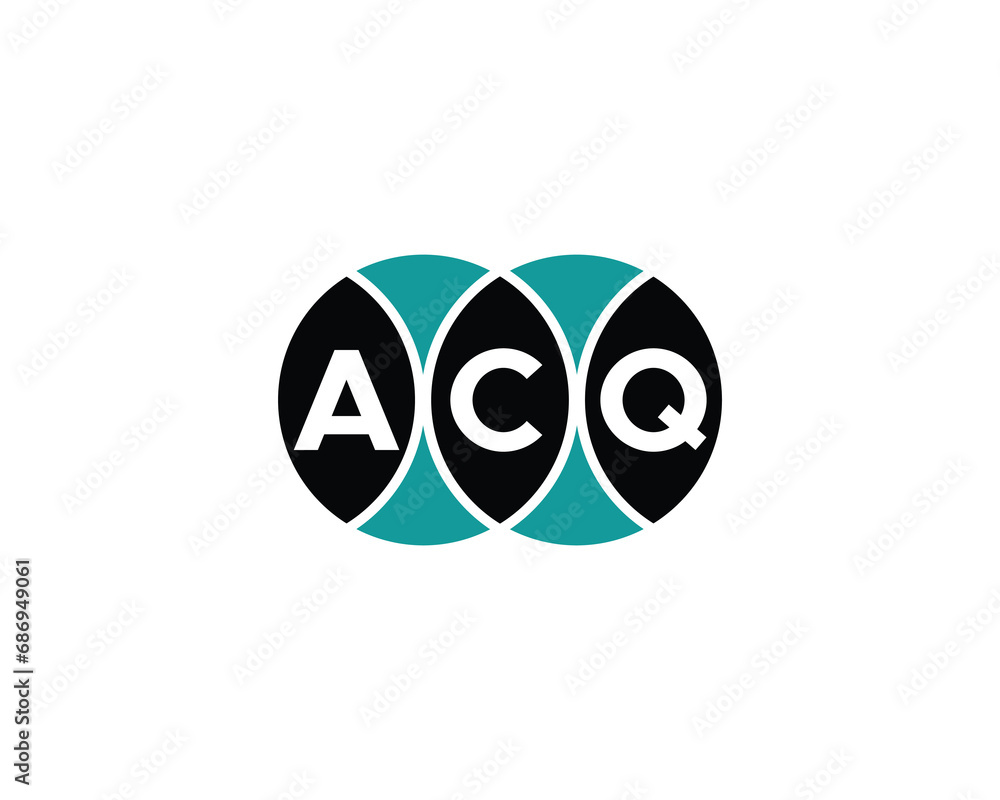 ACQ logo design vector template