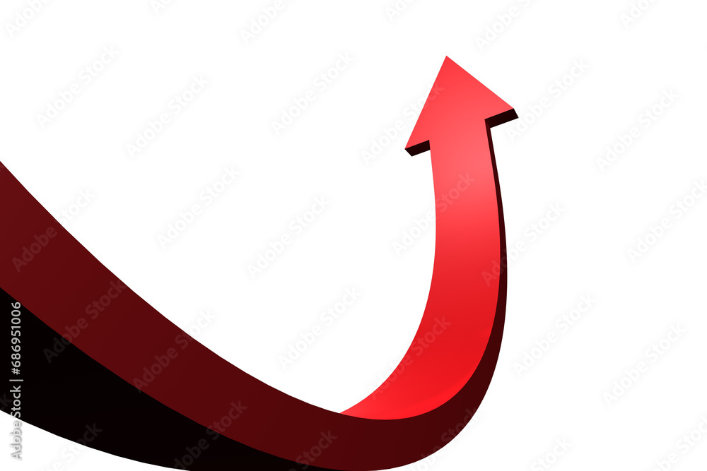 Digital png illustration of red arrow on transparent background Digital png illustration of red arrow on transparent background