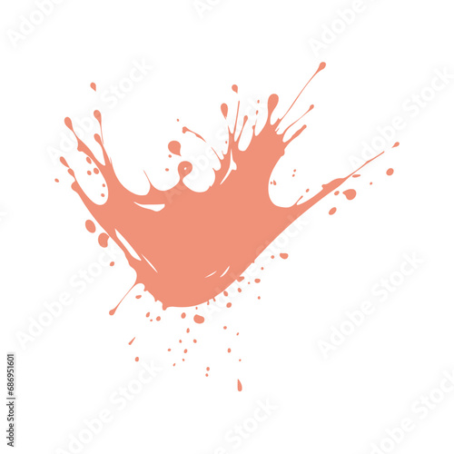Colorful Vector Illustration of  Water Splash