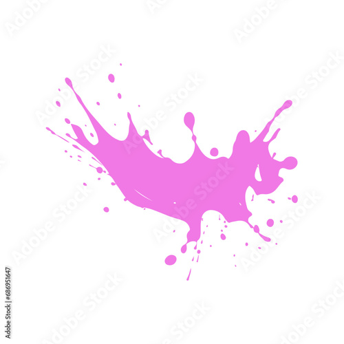 Colorful Vector Illustration of  Water Splash