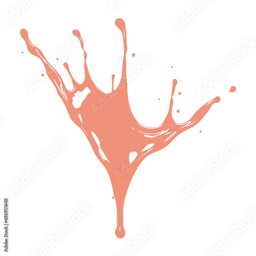 Colorful Vector Illustration of  Water Splash