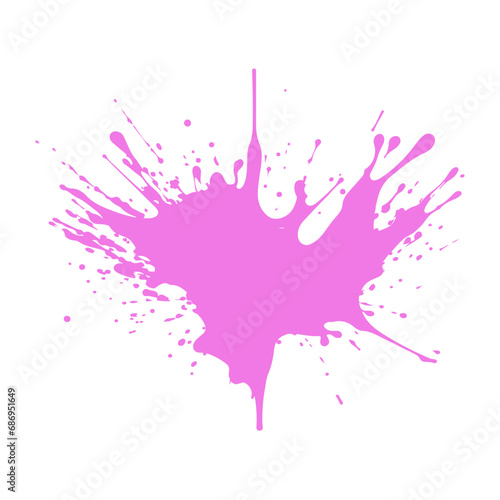 Colorful Vector Illustration of  Water Splash