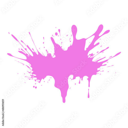 Colorful Vector Illustration of  Water Splash