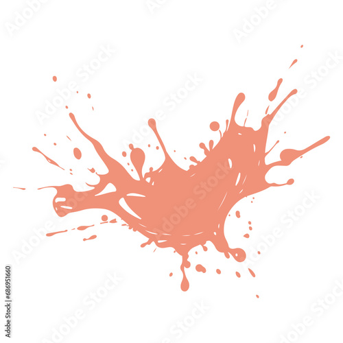 Colorful Vector Illustration of  Water Splash