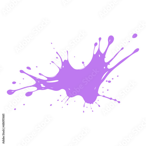 Colorful Vector Illustration of  Water Splash