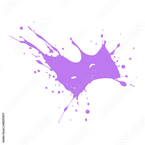 Colorful Vector Illustration of  Water Splash