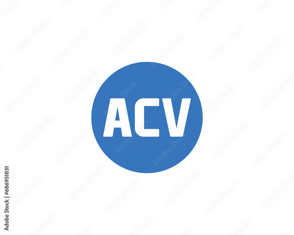 ACV logo design vector template ACV logo design vector template