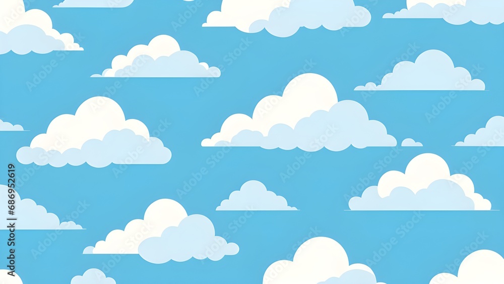 pattern with clouds