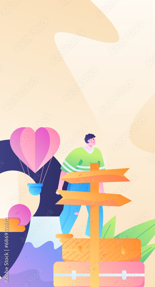 Holiday travel travel characters internet background vector hand drawn illustration
Holiday travel travel characters internet background vector hand drawn illustration
