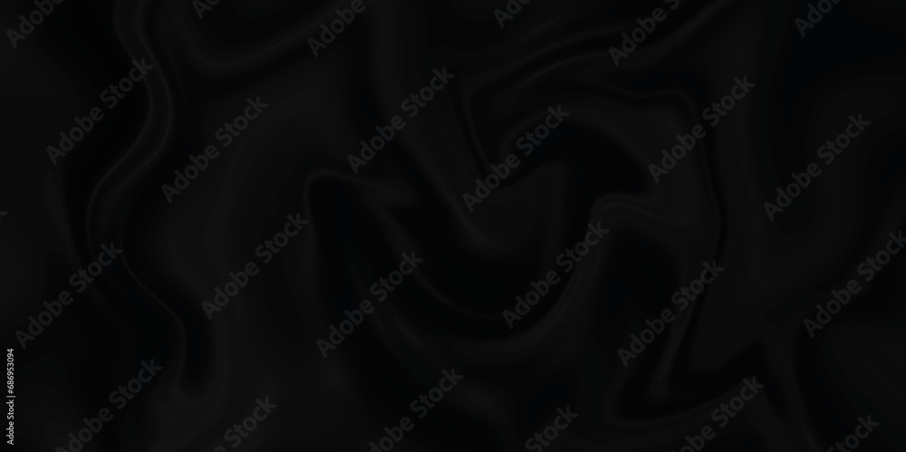 Black silk background . satin background texture . abstract background luxury cloth or liquid wave or wavy folds of grunge silk texture material or shiny soft smooth luxurious .