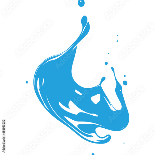 Vector Illustration of Liquid