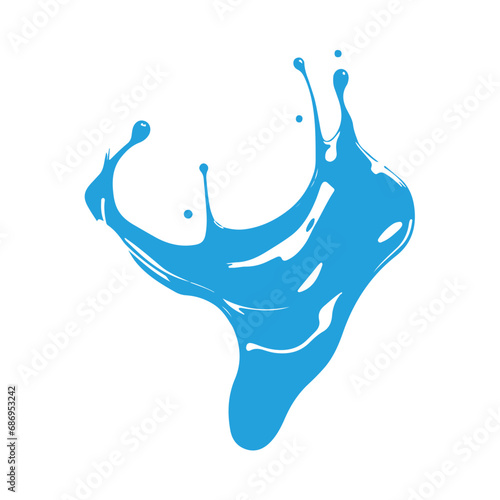 Vector Illustration of Liquid