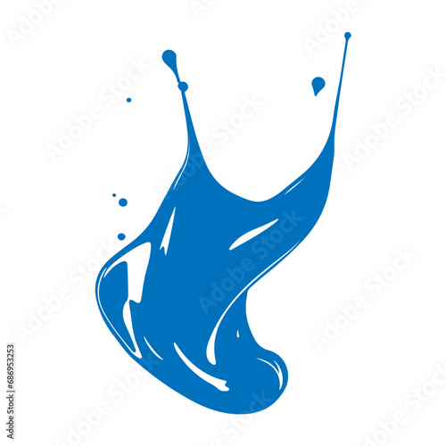 Vector Illustration of Liquid