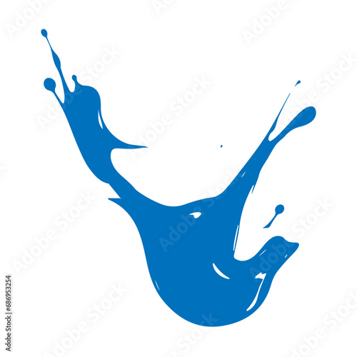 Vector Illustration of Liquid