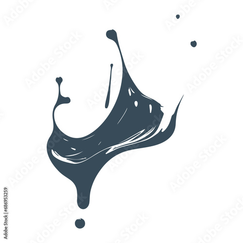Vector Illustration of Liquid
