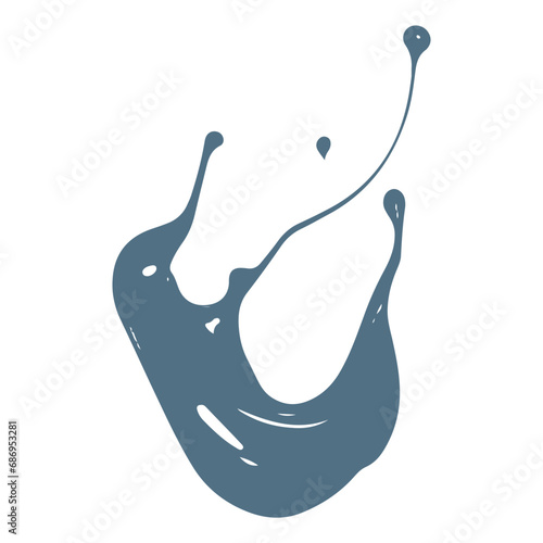 Vector Illustration of Liquid