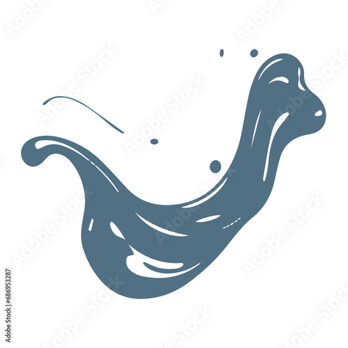 Vector Illustration of Liquid