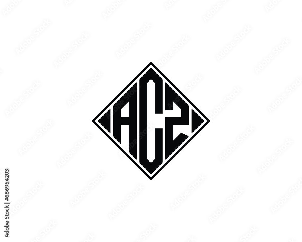 ACZ logo design vector template ACZ logo design vector template