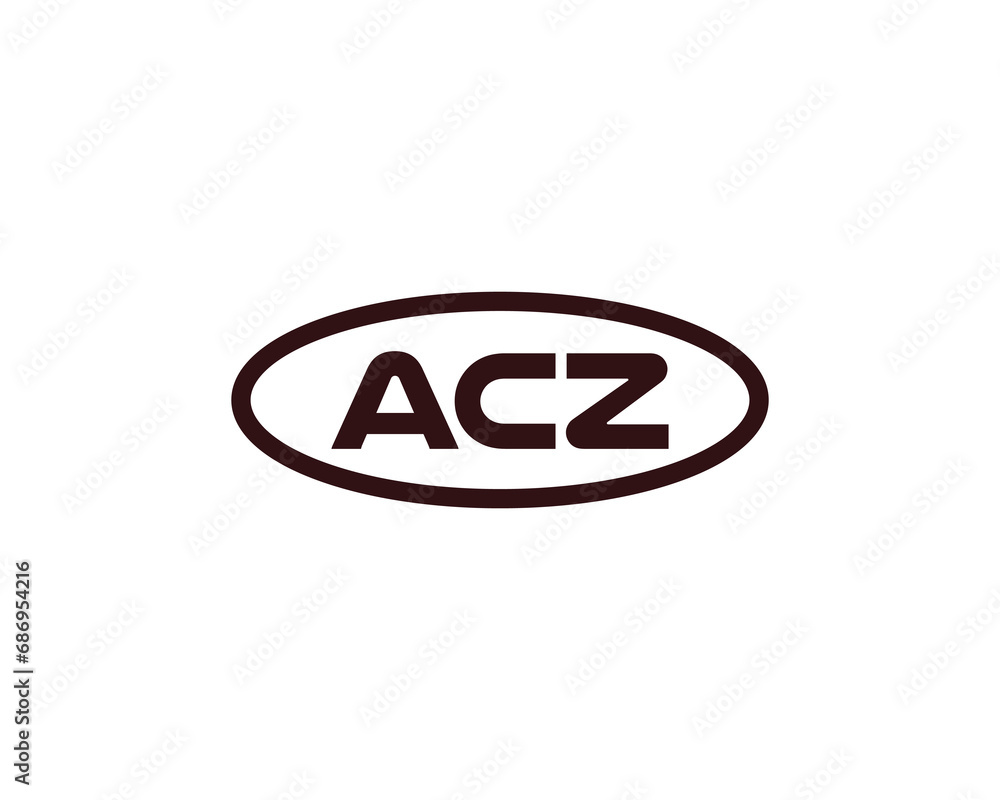 ACZ logo design vector template ACZ logo design vector template