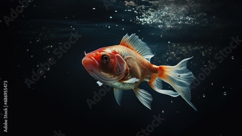 goldfish in water © Christiankhs