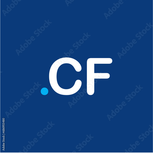 CF Initial logo management company luxury premium trendy
