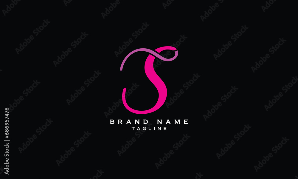 NS, SN, Abstract initial monogram letter alphabet logo design NS, SN, Abstract initial monogram letter alphabet logo design
