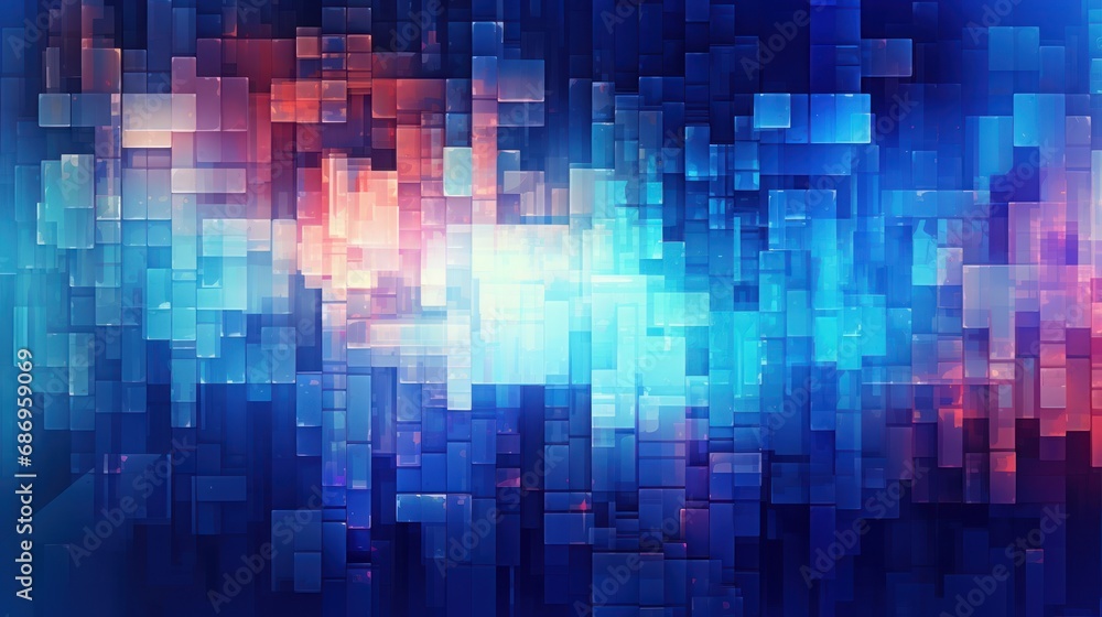 Tech abstract model with digital glitch background wallpaper ai generated image Tech abstract model with digital glitch background wallpaper ai generated image