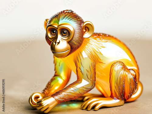 A picture of an orangutan in a jungle