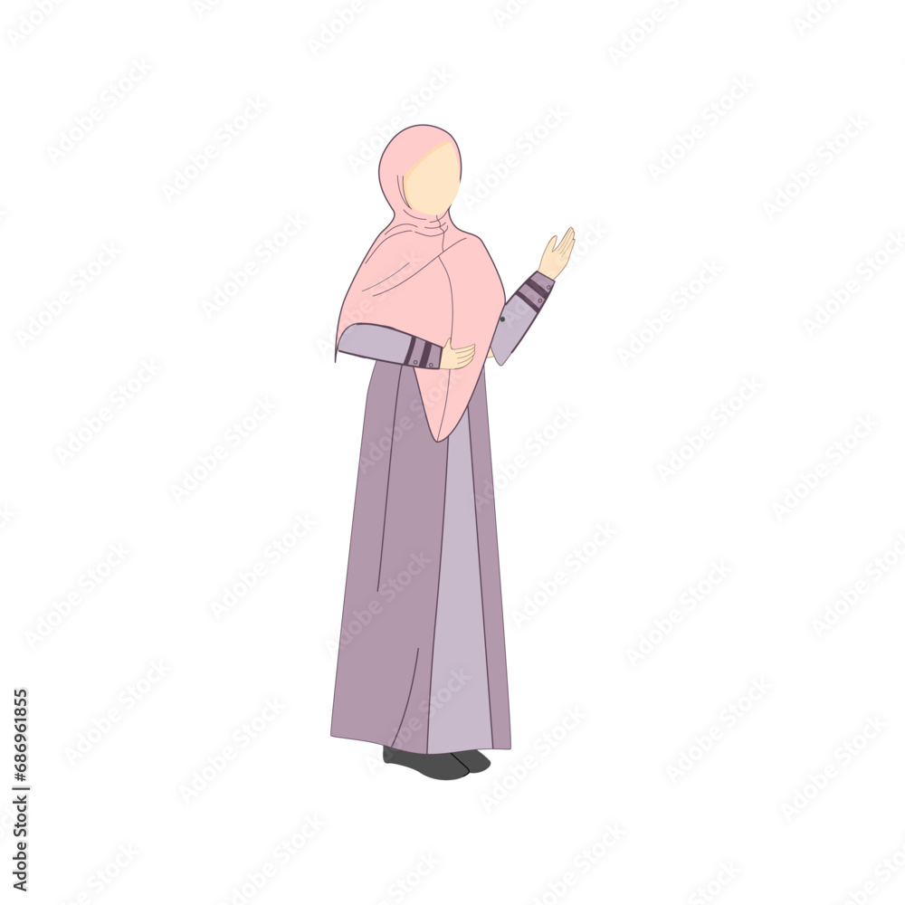 cute set of women wearing beautiful professional hijabs woman cute set of women wearing beautiful professional hijabs woman