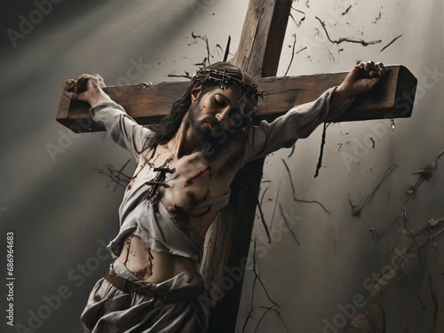 Experience the beauty and pain of the crucifixion through this photo,