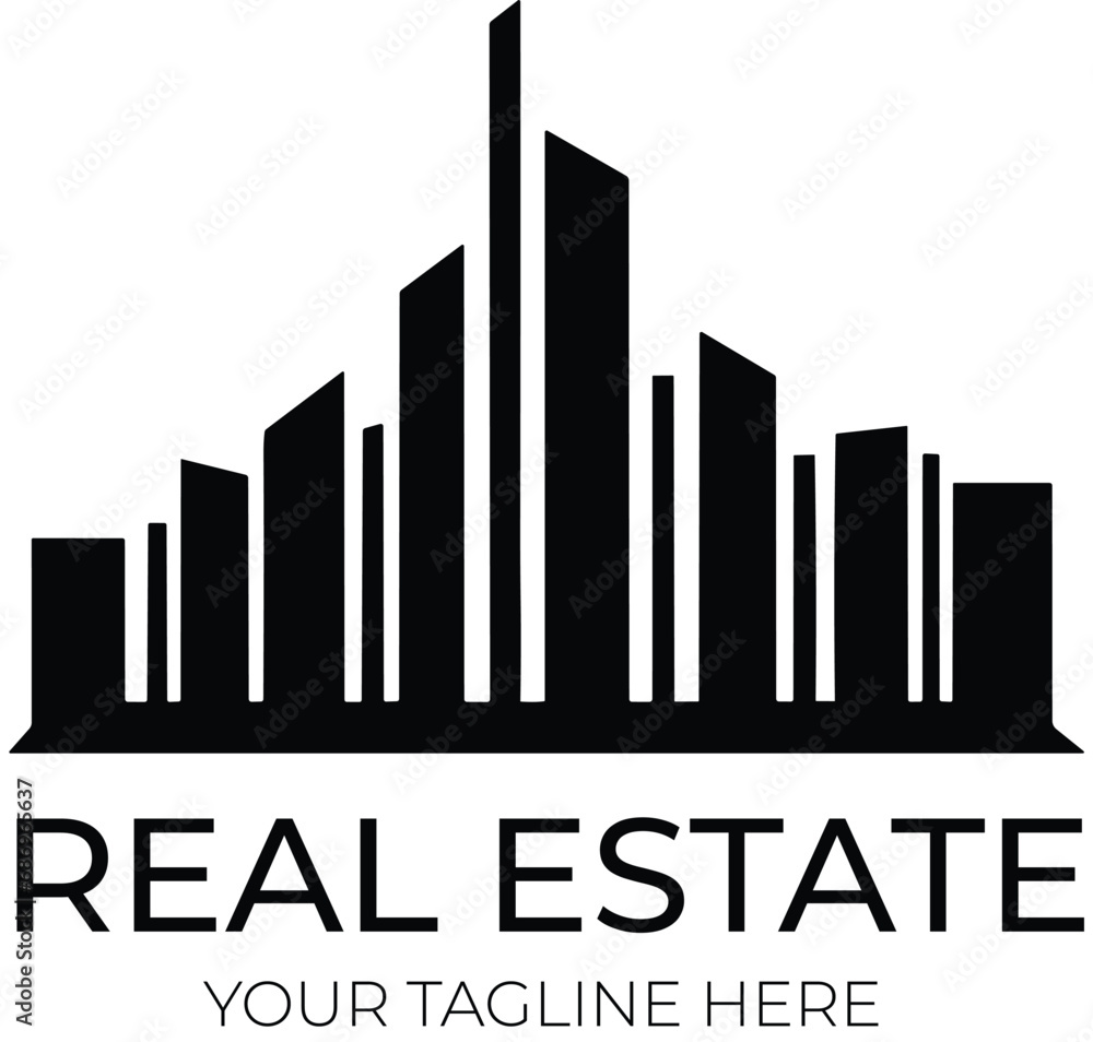 Real estate vector logo Real estate vector logo