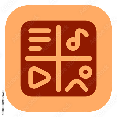 Editable content management vector icon. Part of a big icon set family. Perfect for web and app interfaces, presentations, infographics, etc