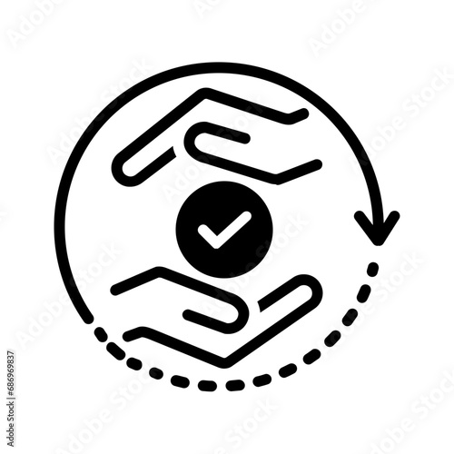 Solid black icon for Ensure