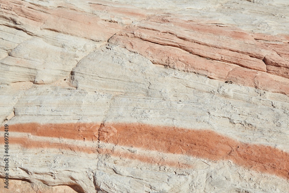 Obraz premium The extraordinary White Pocket in northern Arizona is one of the world's most unique geologic wonders