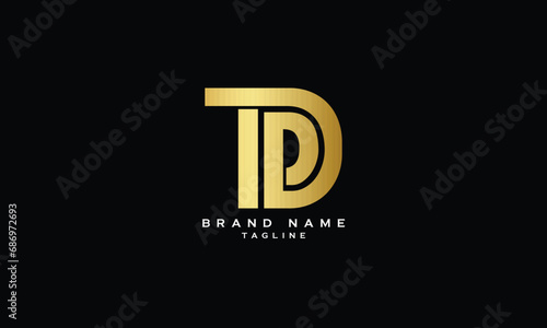 TPD, TDP, PTD, PDT, DPT, DTP, Abstract initial monogram letter alphabet logo design