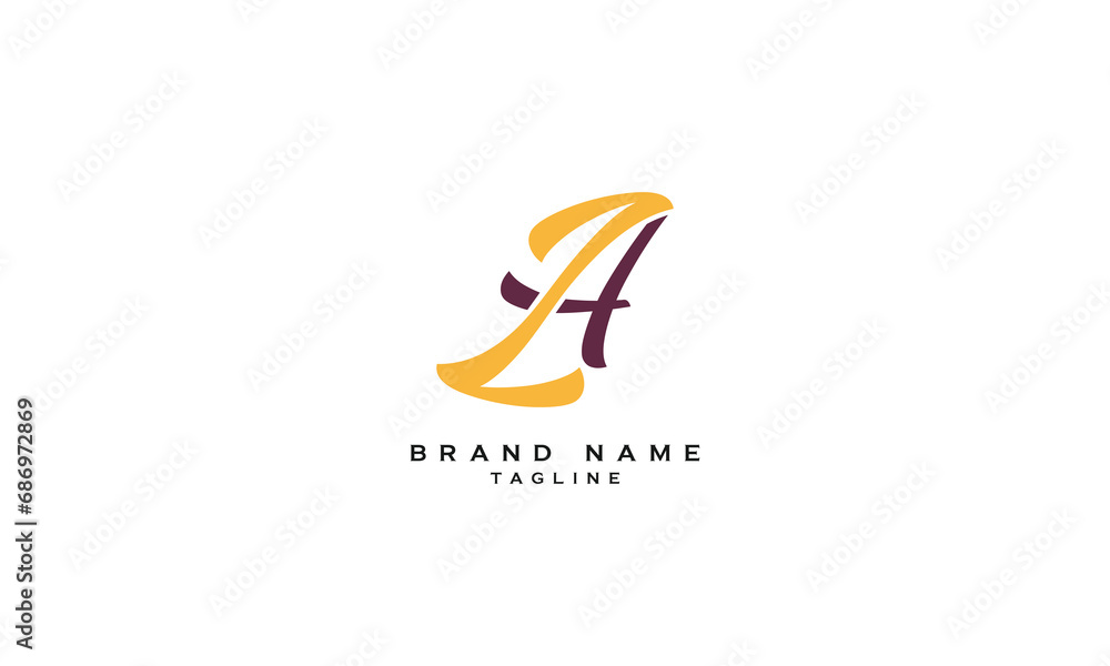 ZA, AZ, Abstract initial monogram letter alphabet logo design ZA, AZ, Abstract initial monogram letter alphabet logo design