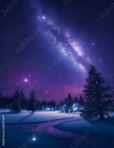  Magical Sky on Christmas Day Night © Lahi