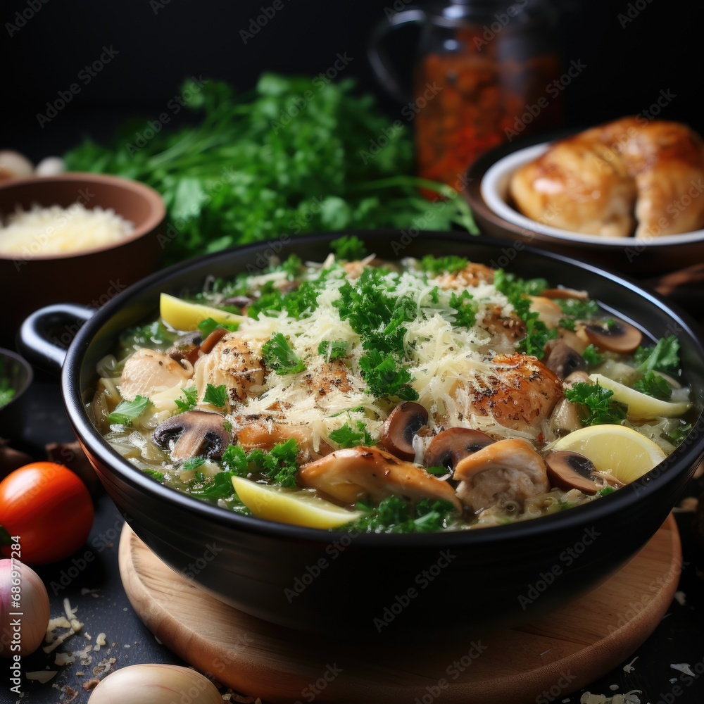 Chicken Soup and More Foods Fresh and Healthy Dining Generative AI Chicken Soup and More Foods Fresh and Healthy Dining Generative AI