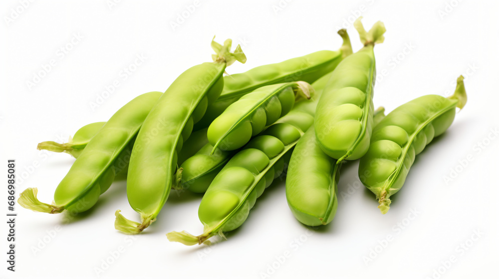 Green Peas in Pods