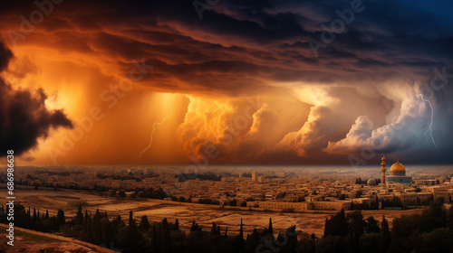 Thunderstorm over the Ancient City