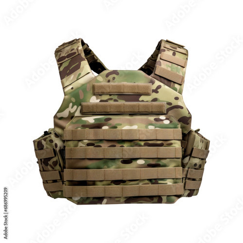 Wallpaper Mural Multicam body armor. Isolated on transparent background. Torontodigital.ca