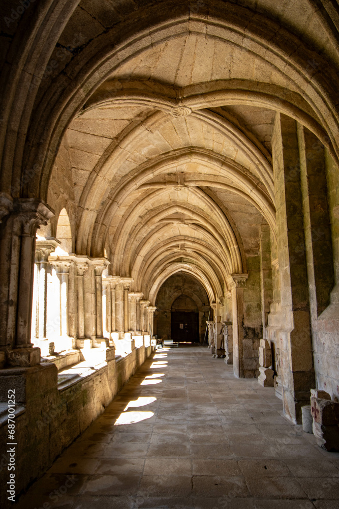 Cloister of the Cathedral of Santa María at Tui in Galicia