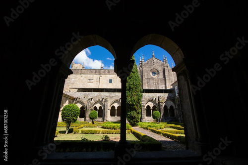 Cloister of the Cathedral of Santa María at Tui in Galicia