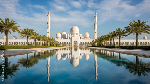 Beautiful mosque Architectural Grandeur